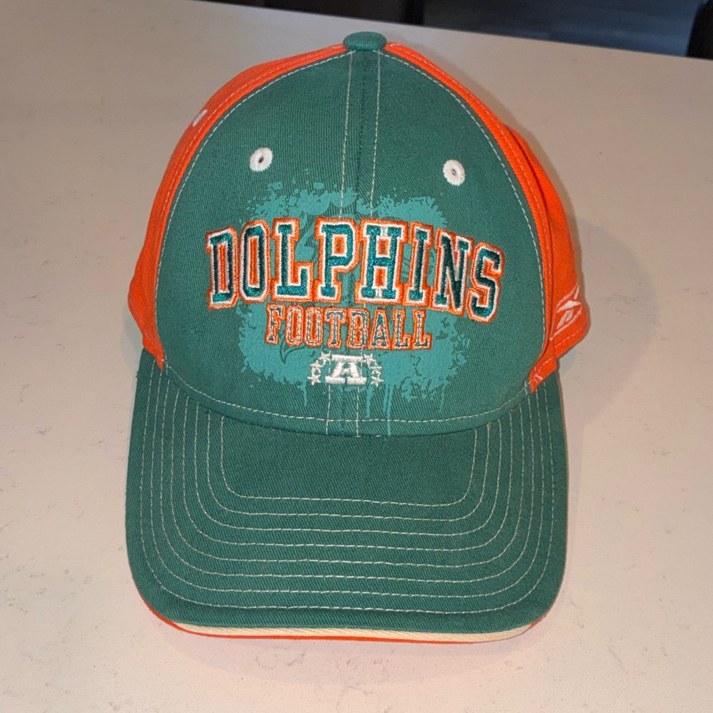 Dolphins Football Green and Orange Cap
